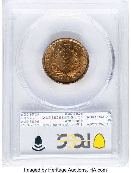1864 2c Large Motto MS RD MS64 RD thumbnail 10