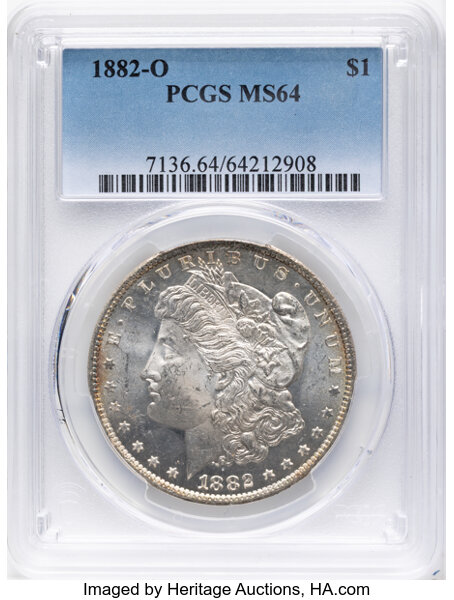 1882-O $1  Clashed Dies, VAM-38A MS thumbnail 5