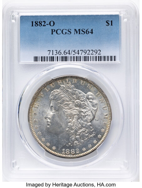 1882-O $1  Clashed Dies, VAM-38A MS thumbnail 6