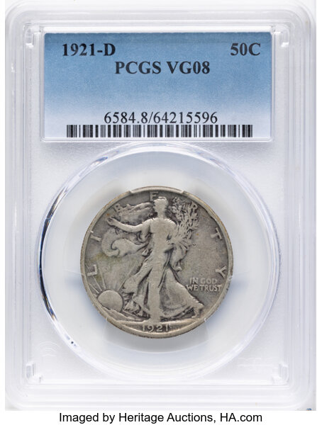 1921-D 50c MS thumbnail 7