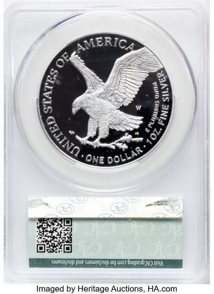 1776~2026-W $1  Silver Eagle, Liberty Bell Privy, 250th Anniversary PR DCAM PR66 DCAM thumbnail 2