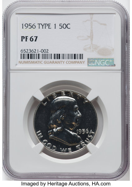 1956 50c Type 1 PR thumbnail 4