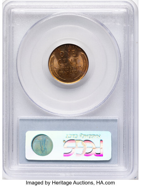 1909 1c Lincoln MS RD MS65 RD thumbnail 2