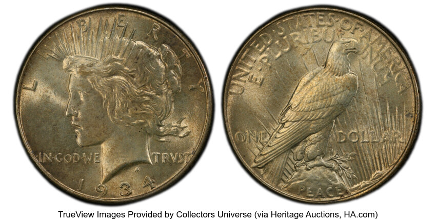 1934 $1  MS thumbnail 3