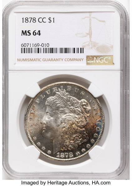 1878-CC $1  Wide CC, VAM-19.1 MS thumbnail 3