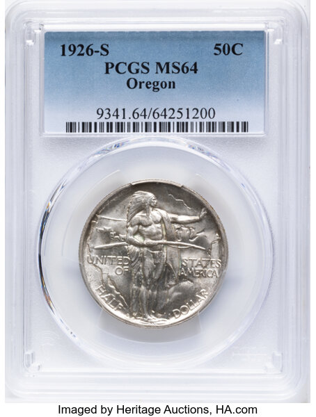 1926-S 50c Oregon Trail MS thumbnail 3