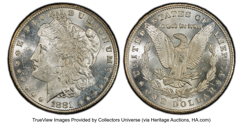 1881-CC $1  Dash Under 8, VAM-3 MS thumbnail 7