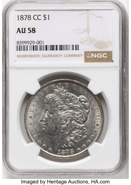 1878-CC $1  Wide CC, VAM-19.1 MS thumbnail 2