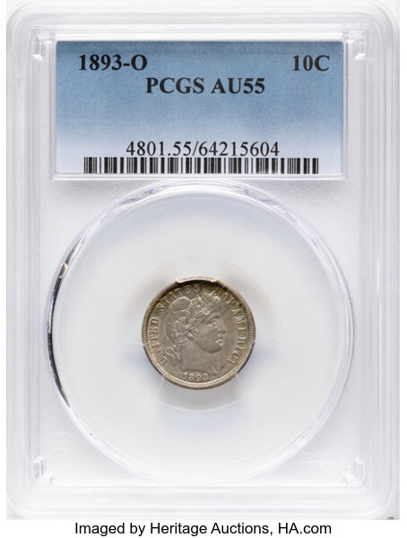 1893-O 10c MS thumbnail 3