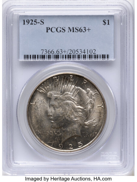 1925-S $1  Doubled Reverse, VAM-2A MS thumbnail 5