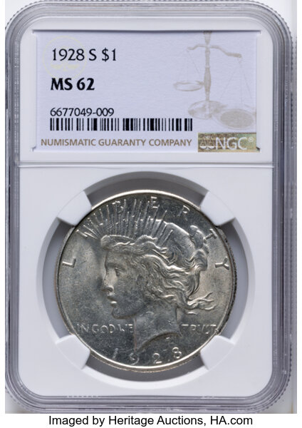 1928-S $1  Doubled Motto, VAM-3A MS thumbnail 2