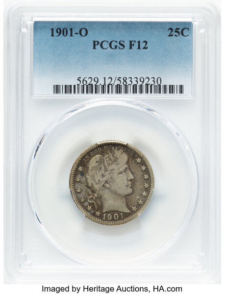 1901-O 25c MS thumbnail 3