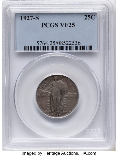 1927-S 25c MS thumbnail 4