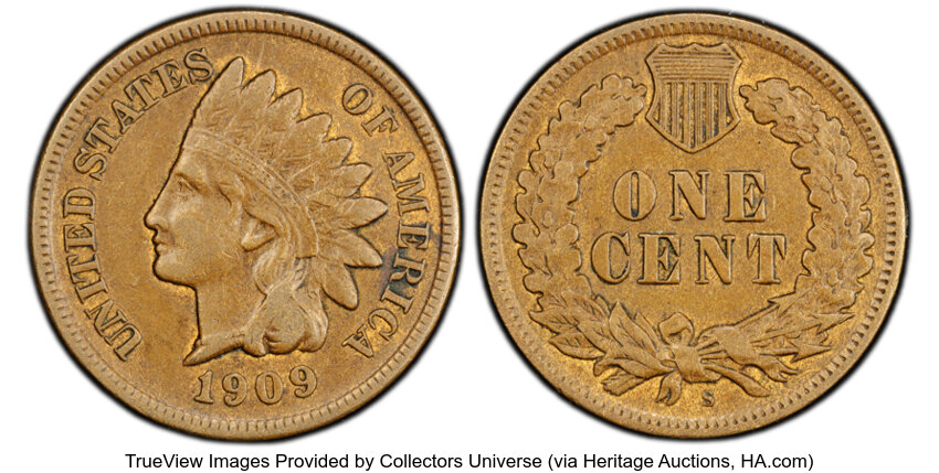 1909-S 1c Indian MS BN thumbnail 9