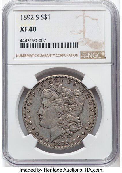 1892-S $1  MS thumbnail 7
