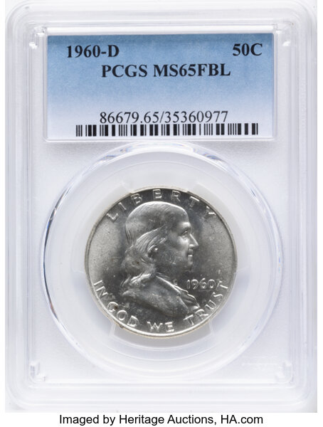 1960-D 50c MS FBL thumbnail 4