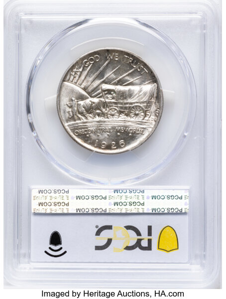 1926-S 50c Oregon Trail MS64 CAC thumbnail 4