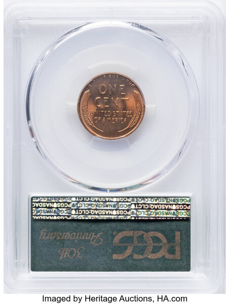 1958-D 1c MS RD MS67 RD CAC thumbnail 2