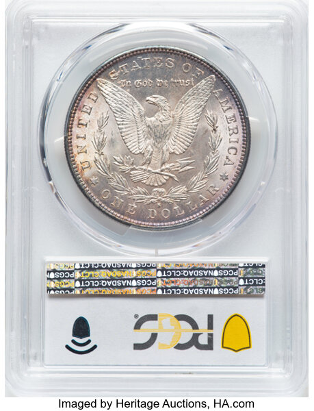 1880/9-S $1  Overdate MS63 thumbnail 6