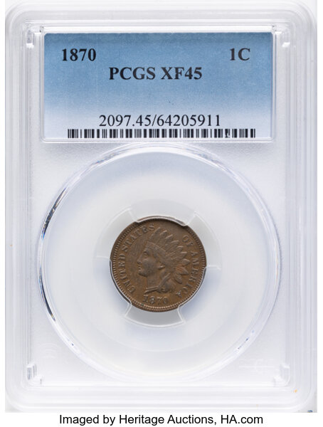 1870 1c Shallow N, FS-901 MS BN thumbnail 2