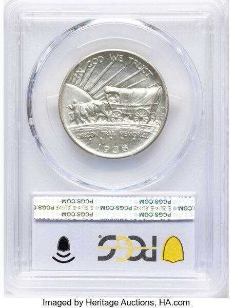 1936-S 50c Oregon Trail AU50 thumbnail 16