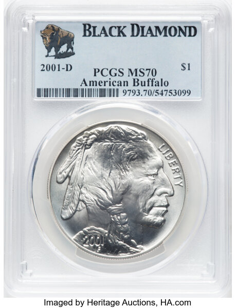 2001-D S$1 American Buffalo MS thumbnail 11