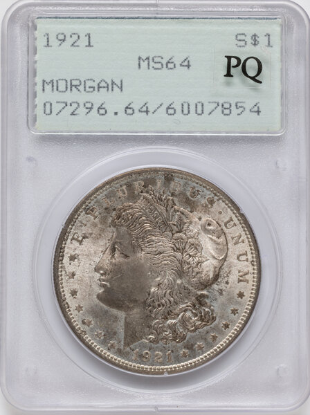 1921 $1  Morgan, Tripled Stars, VAM-74 MS thumbnail 2