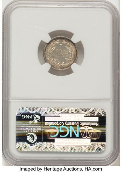 1901 10c MS62 thumbnail 2