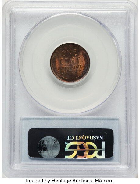 1909 VDB 1c MS RB MS65 RB CAC thumbnail 2