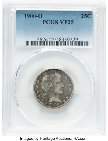 1900-O 25c MS thumbnail 3