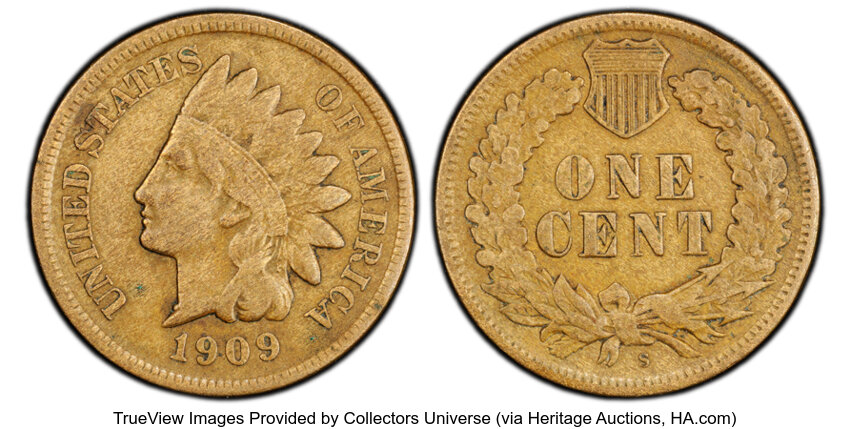 1909-S 1c Indian MS BN thumbnail 12