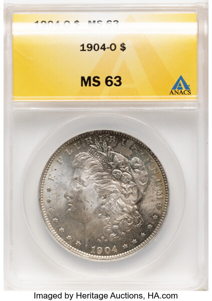 1904-O $1  Denticle Impressions Below Wing, VAM-12A MS thumbnail 2