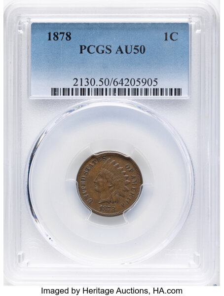 1878 1c Misplaced Date, FS-301, S-2 MS BN thumbnail 2