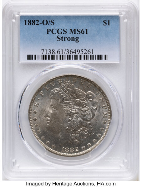 1882-O/S $1  O/S Flush, VAM-3  MS thumbnail 3