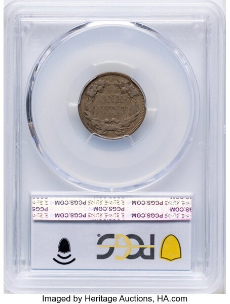 1857 1c Flying Eagle, FS-901, S-8 MS thumbnail 5