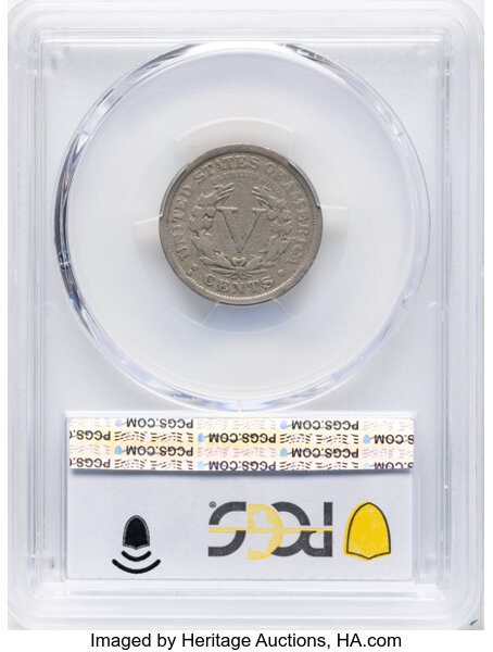 Liberty (V) Nickel 5c With Cents, 1883-1912 [Type] VF30 thumbnail 18