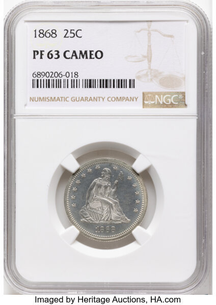 1868 25c PR CAM thumbnail 3