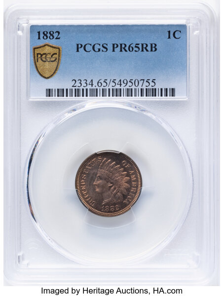 1882 1c PR RB PR65 RB thumbnail 6