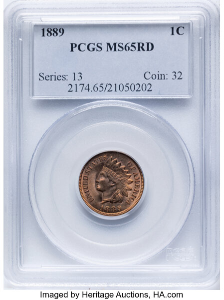 1889 1c Repunched Date, S-42 MS RD thumbnail 2