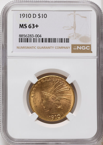 1910-D $10  MS thumbnail 3
