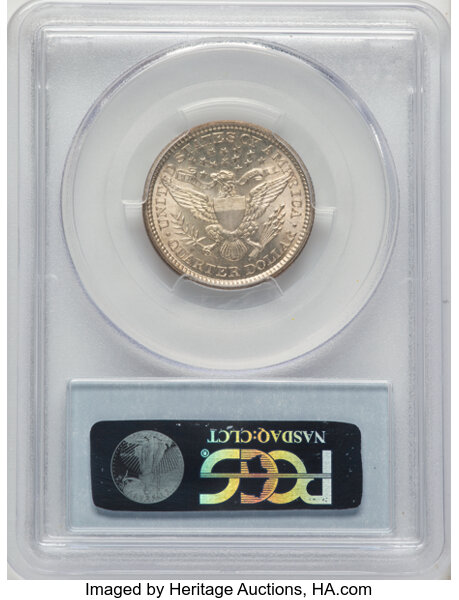 1895 25c MS63 thumbnail 2