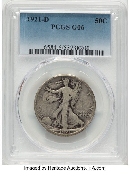 1921-D 50c MS thumbnail 10