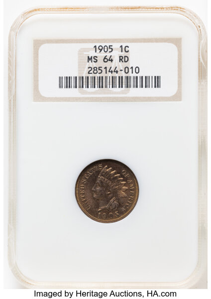1905 1c Repunched Date, FS-301, S-1 MS RD thumbnail 2