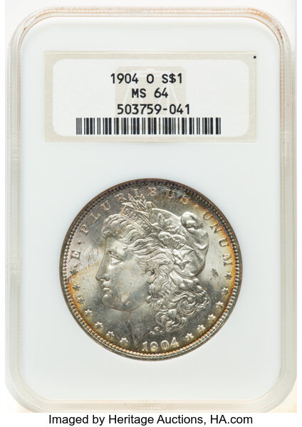 1904-O $1  Denticle Impressions Below Wing, VAM-12A MS thumbnail 11