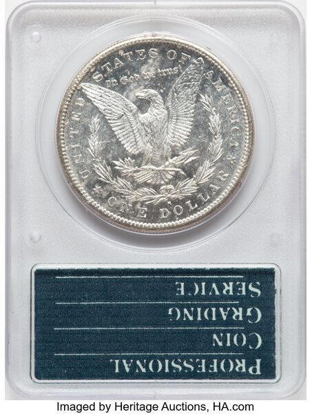 Morgan $1  Pre-1921 MS PL [Type] MS62 PL CAC thumbnail 2