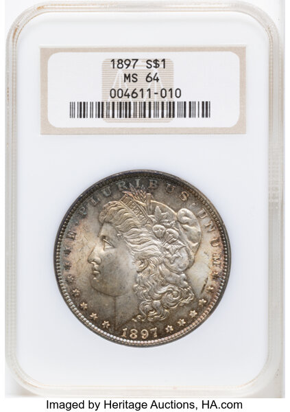 1897 $1  Doubled 1, VAM-3 MS thumbnail 6