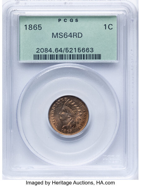 1865 1c Fancy 5, Repunched 8/8, S-16 MS RD thumbnail 2