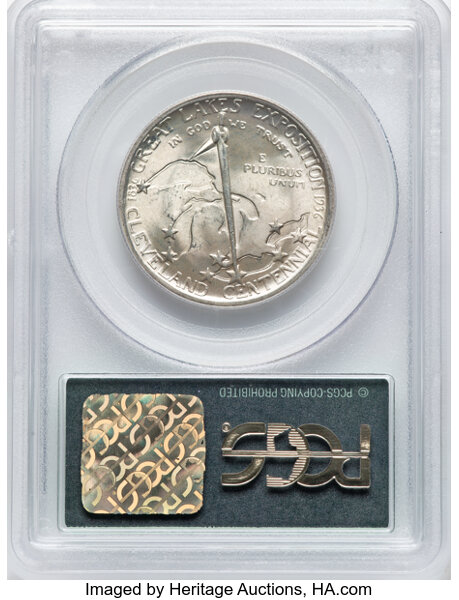 1936 50c Cleveland - Great Lakes Expo MS65 thumbnail 2