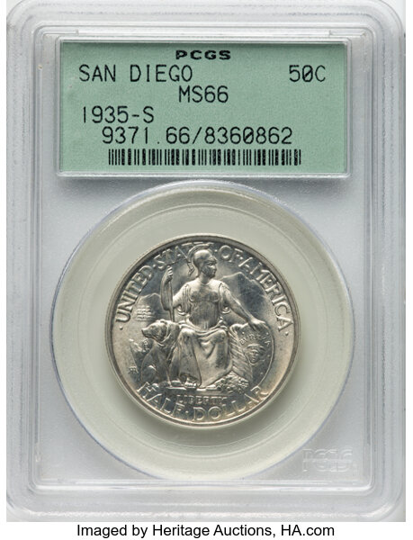 1935-S 50c San Diego Expo MS thumbnail 4