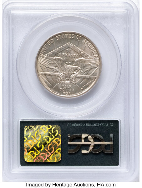 1938-D 50c Arkansas MS64 thumbnail 2